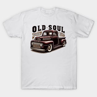 Classic vintage pickup truck, Old Soul T-Shirt